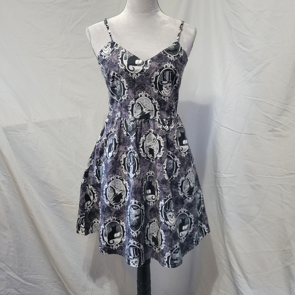 Retrolicious Halloween Cameo Skater Dress